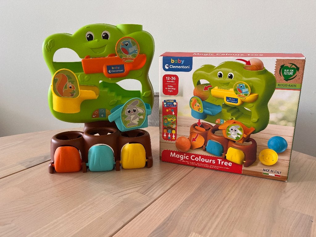 Baby Clementoni – Ballenbaan met 3 Ballen, Kinderen en Baby's, Ophalen, Zo goed als nieuw, Overige typen