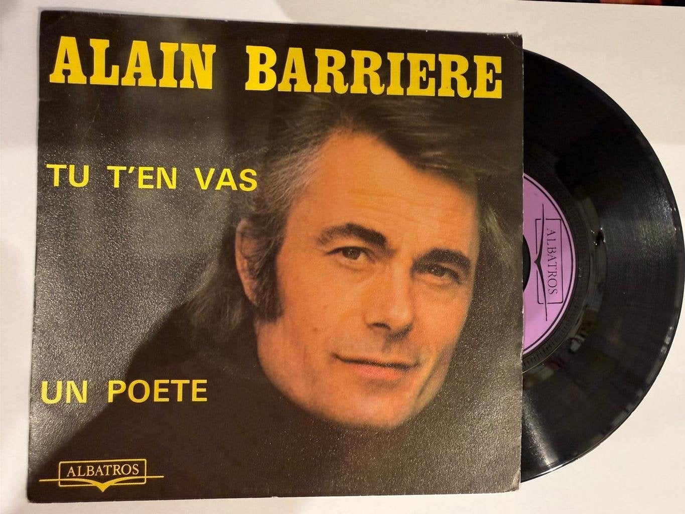 Alan Barriere - Tu t'en vas (7 inch Vinyl), Gebruikt, Verzenden, Overige genres, 7 inch