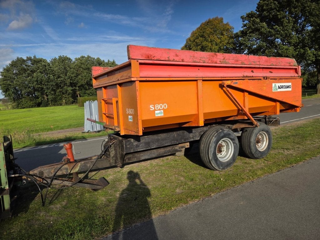 8t Agrolang kipper, 9t rolland kieper, 7t Agromet kipwagen, Ophalen, Oogstmachine