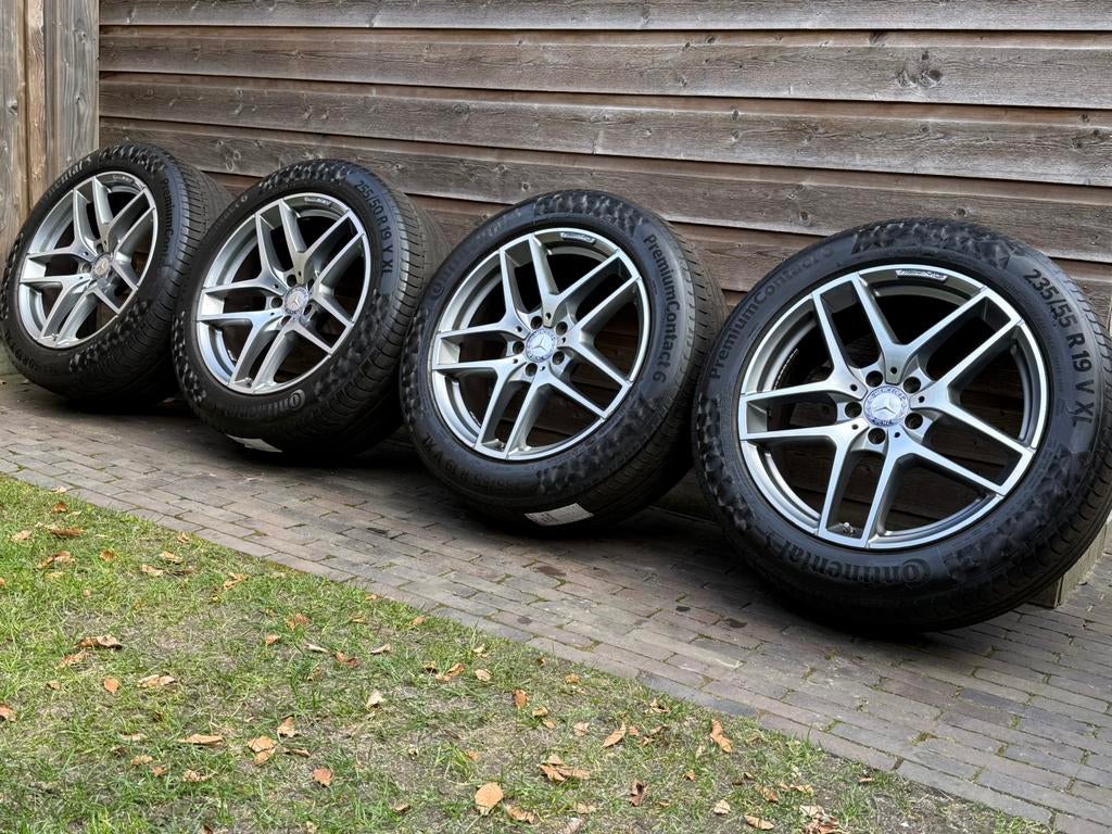 Orig Mercedes-Benz GLC AMG Line 19 inch velgen breedset, 19 inch, Gebruikt, 255 mm, Banden en Velgen