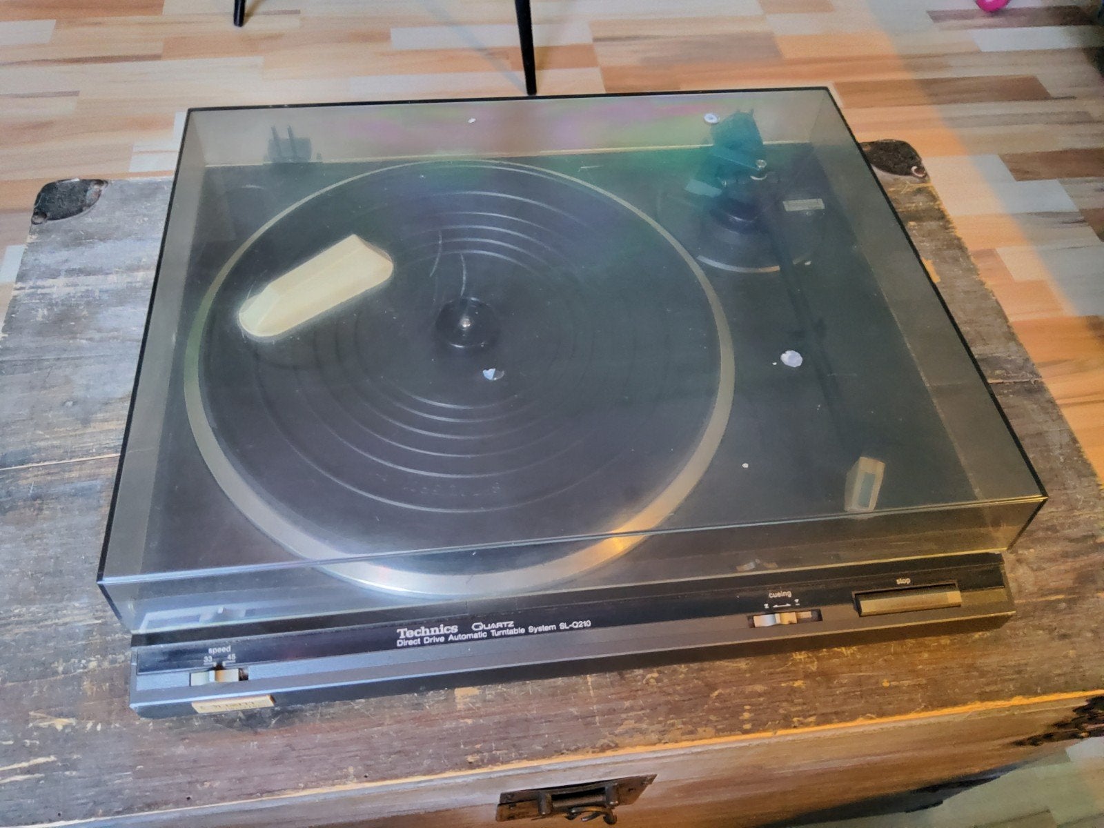 Technics SL-Q210 Quartz Direct Drive platenspeler – vintage, Audio, Tv en Foto, Ophalen of Verzenden