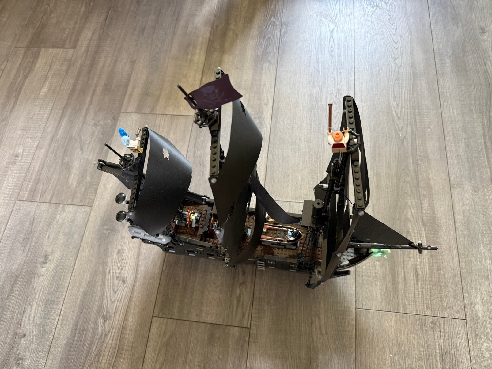 Kapitein Jack Sparrow Piratenschip imitatie  LEGO Bouwstenen, Nieuw, Complete set, Compleet, Pirates