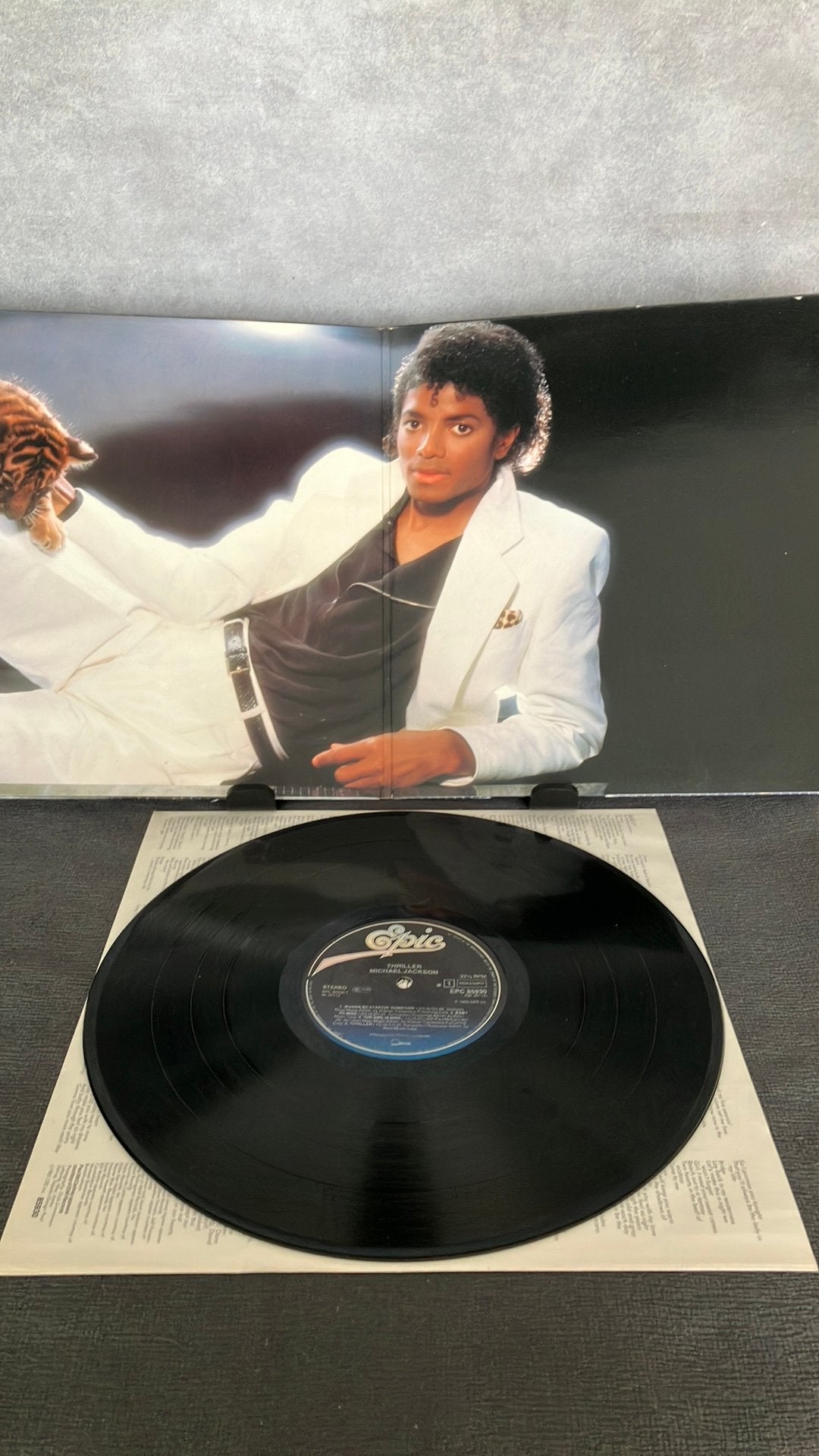 Michael Jackson— Thriller, Cd's en Dvd's, Vinyl | Pop, LP, Pop, Ophalen of Verzenden, Zo goed als nieuw