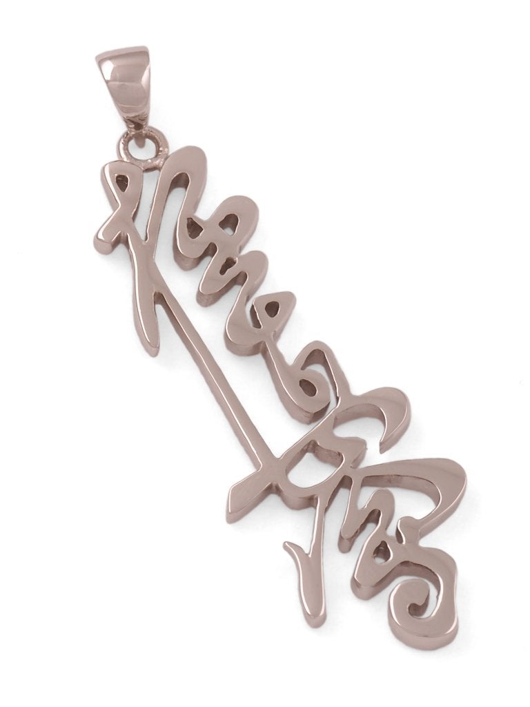 kyokushin karate handmade kanji en kanku hangers zilver, Maat XL, Ophalen of Verzenden, Nieuw, Karate