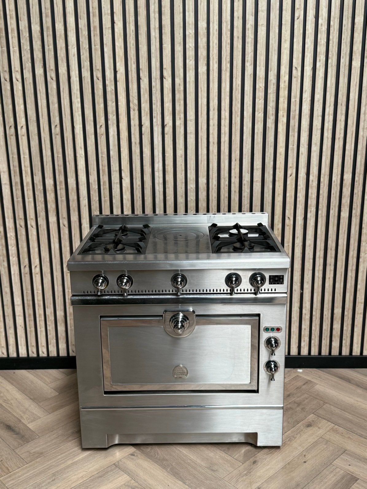 La Cornue Grand Maman 90cm Inox + Elektrische Oven