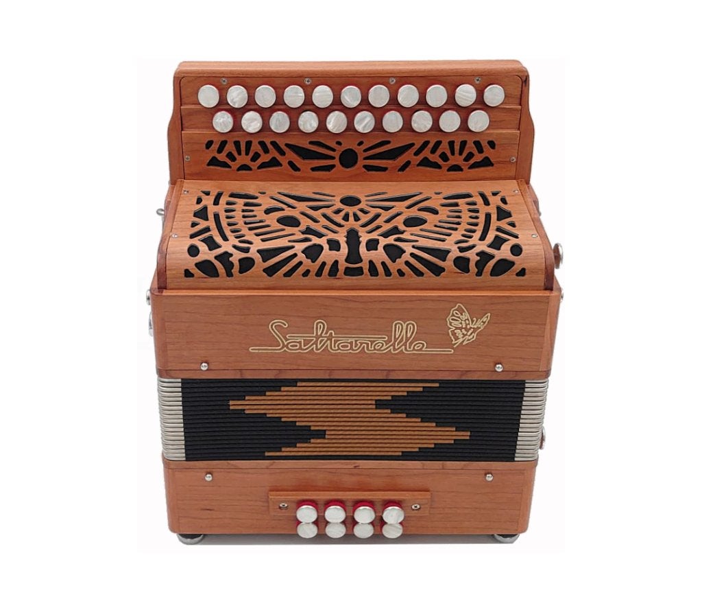 Saltarelle GC – Licht & Compact 3-korig Trekzak Accordeon, Muziek en Instrumenten, Overige merken, Overige formaten, Ophalen of Verzenden