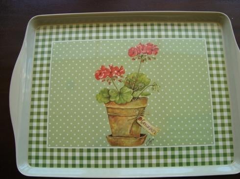 Dienblad Jet Geranium servies, Huis en Inrichting, Overige materialen, Overige typen, Nieuw, Ophalen of Verzenden