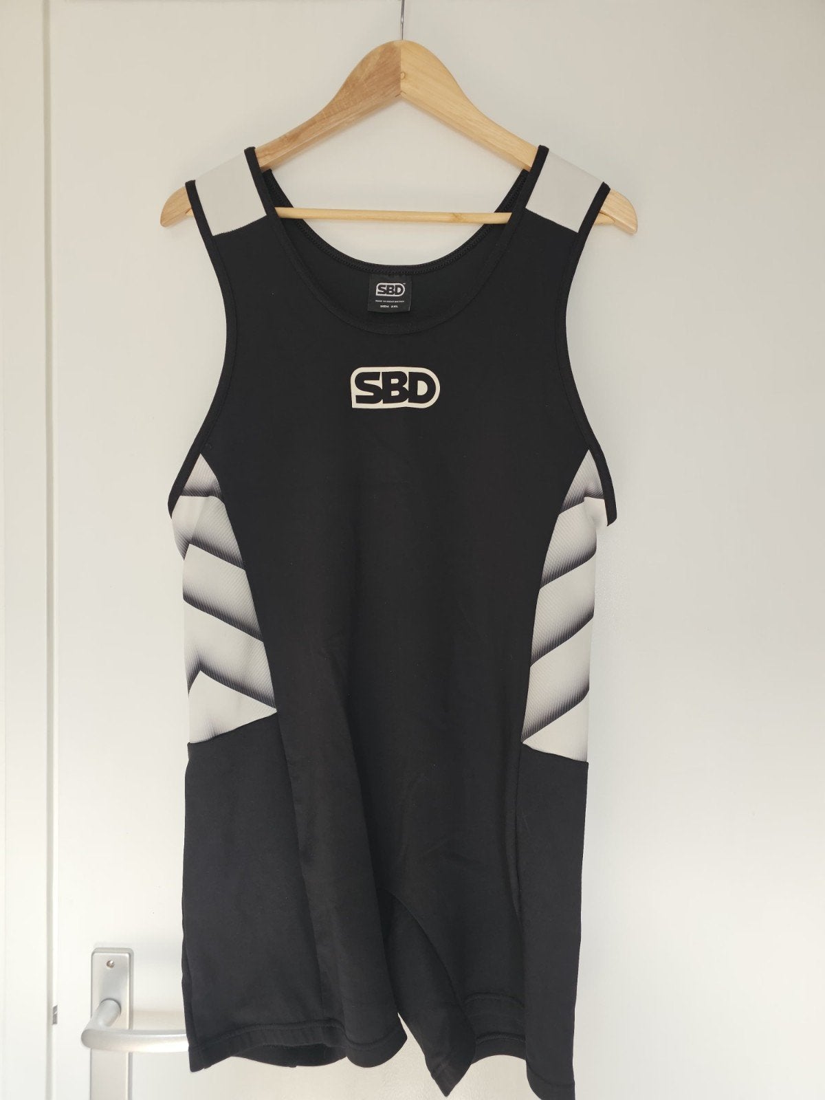 SBD Powerlifting Singlet - Maat 2XL, Kleding | Heren, Fitness, Zwart, Overige maten, Ophalen of Verzenden