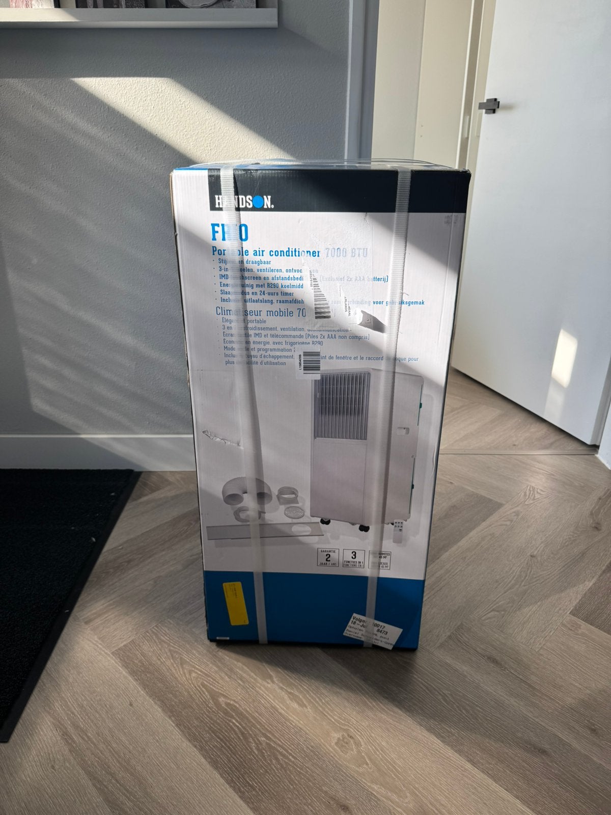 Handson Draagbare Airco 7000 BTU Nieuw, Minder dan 60 m³, Nieuw, 3 snelheden of meer, Ophalen of Verzenden