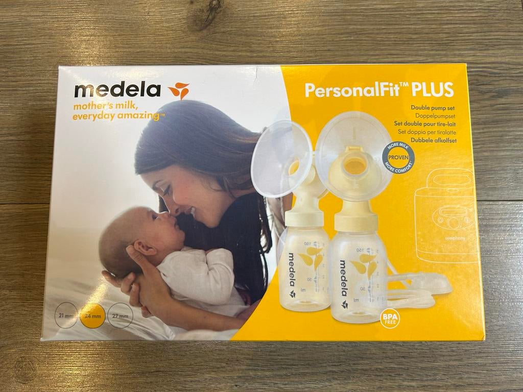 Medela PersonalFit Plus dubbele pompset 24mm, Ophalen, Nieuw, Borstkolf