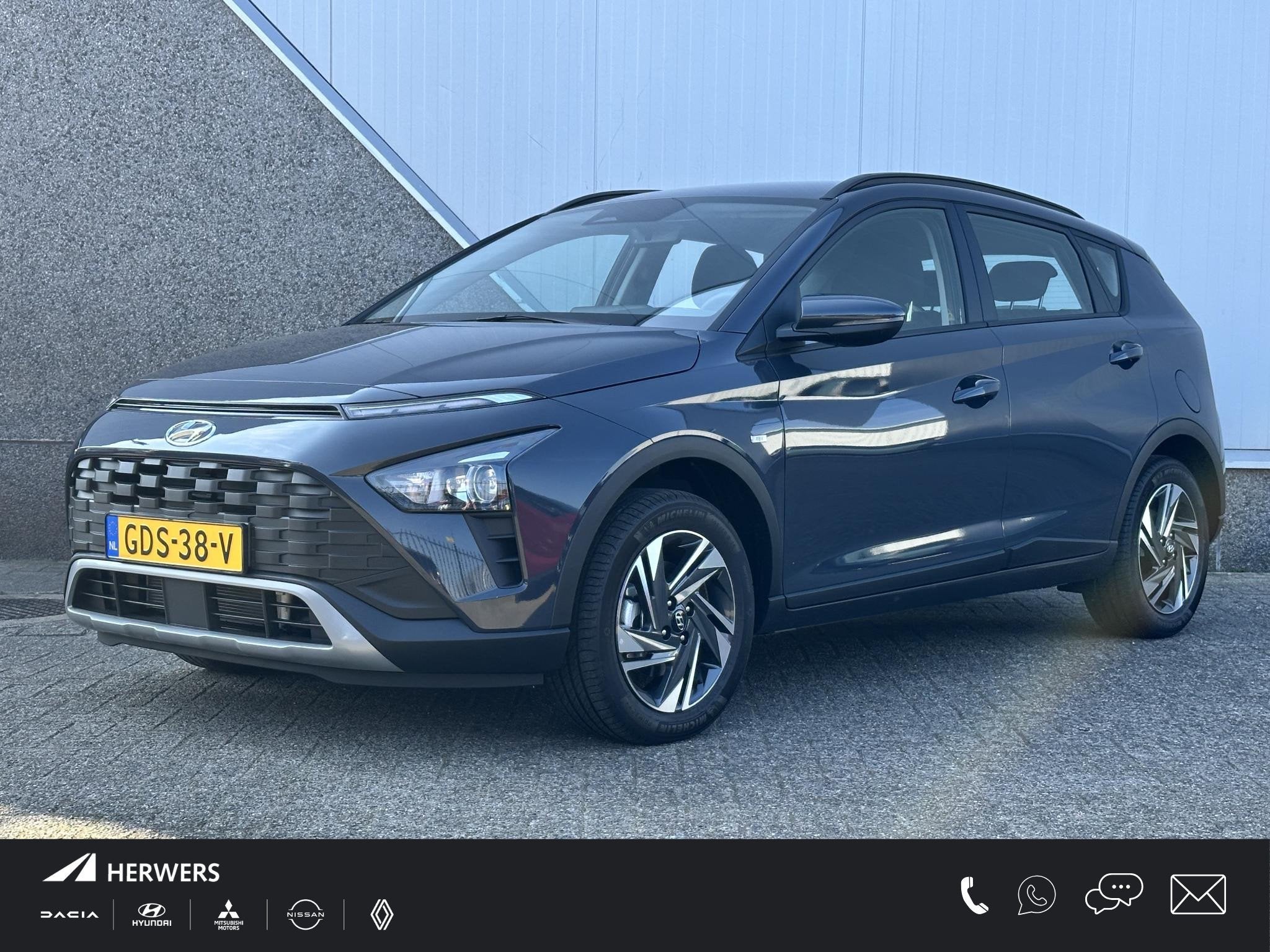 Hyundai Bayon 1.0 T-GDI Comfort Smart / Navigatie middels Ap, Auto's, Voorwielaandrijving, 1095 kg, 1110 kg, Origineel Nederlands