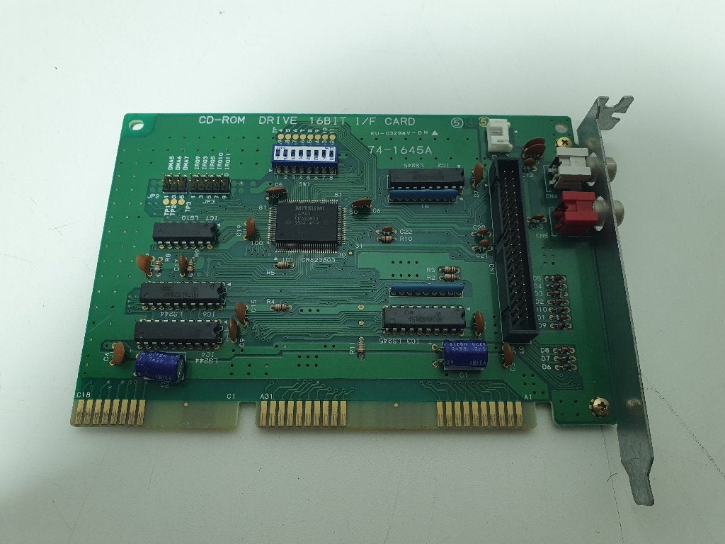 Mitsumi CD‑ROM DRIVE 16‑bit I/F Card (74‑1645A), Intern, Gebruikt, ., Ophalen of Verzenden