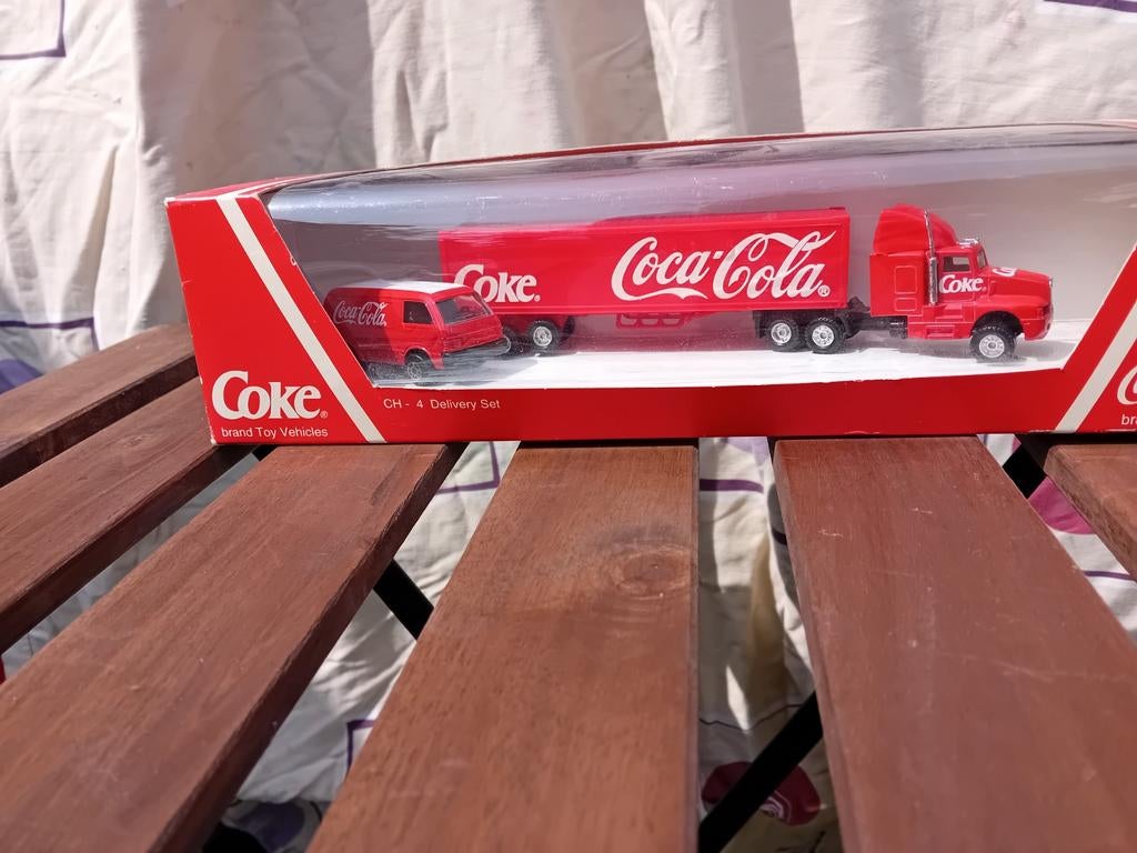 Vintage Coca-Cola Truck en Busje Set in Doosje, Ophalen of Verzenden, Nieuw