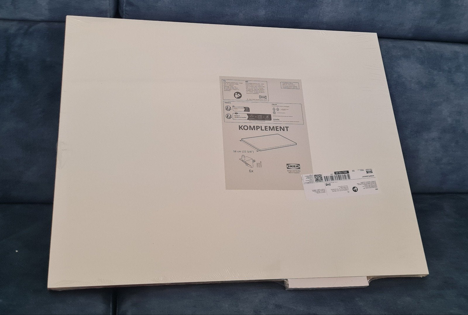 3x IKEA Komplement plank 50x58, Ophalen, Nieuw