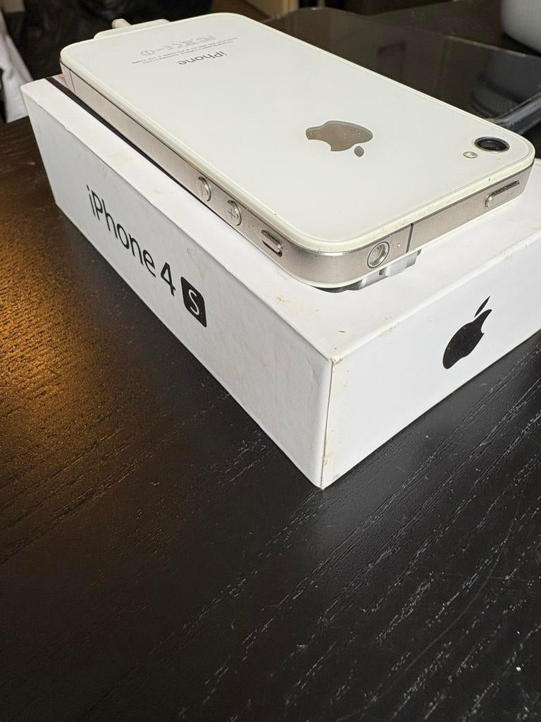 iPhone 4S 16 GB - Wit, met doos, Telecommunicatie, Mobiele telefoons | Apple iPhone, Gebruikt, 16 GB, Wit, Ophalen of Verzenden
