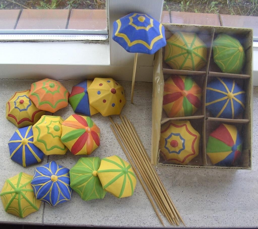 STEKERS PARASOL 12 STUKS Nieuw, -, -, Rond, Ophalen of Verzenden