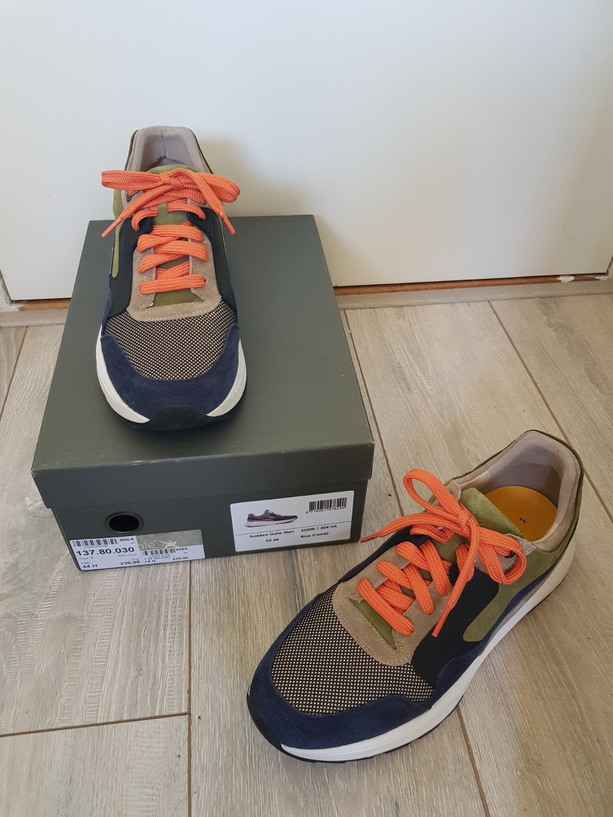 Xsensible sneakers 44 H blauw-groen-grijs, Blauw, Nieuw, Ophalen of Verzenden, Sneakers of Gympen