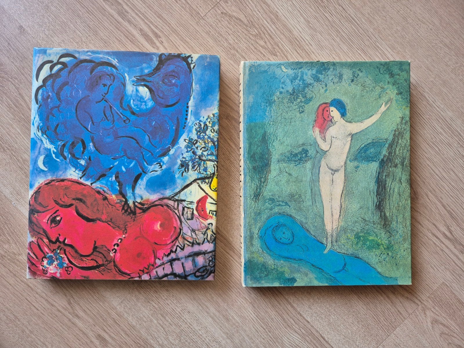 Set van 2 Marc Chagall kunstboeken – o.a. Daphnis & Chloe, Ophalen of Verzenden