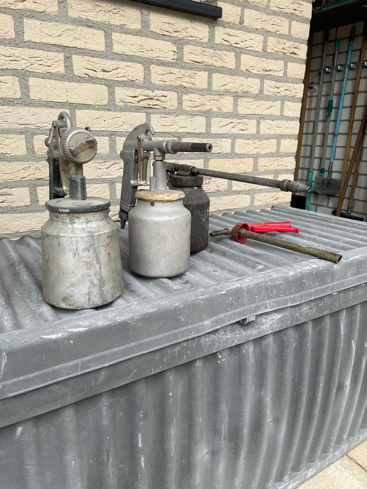 Verfspuit ,zandstraal,ontvetterspuit en bitakspuit, Ophalen of Verzenden, Gebruikt