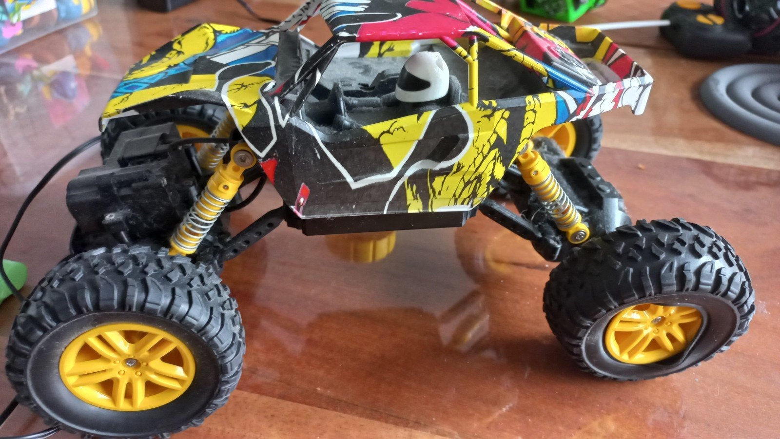 afstand bestuurbare race auto, Gebruikt, Auto offroad, Overige schalen, Overige typen