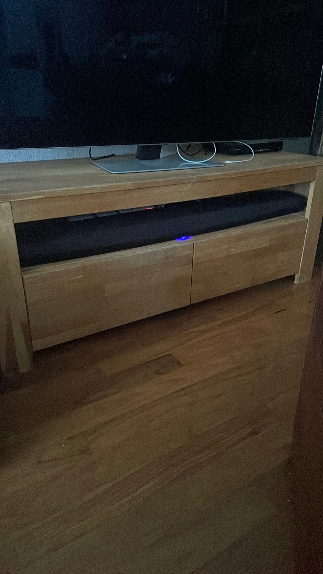 Tv kast van Woood, Ophalen, Strak, Gebruikt, 100 tot 150 cm