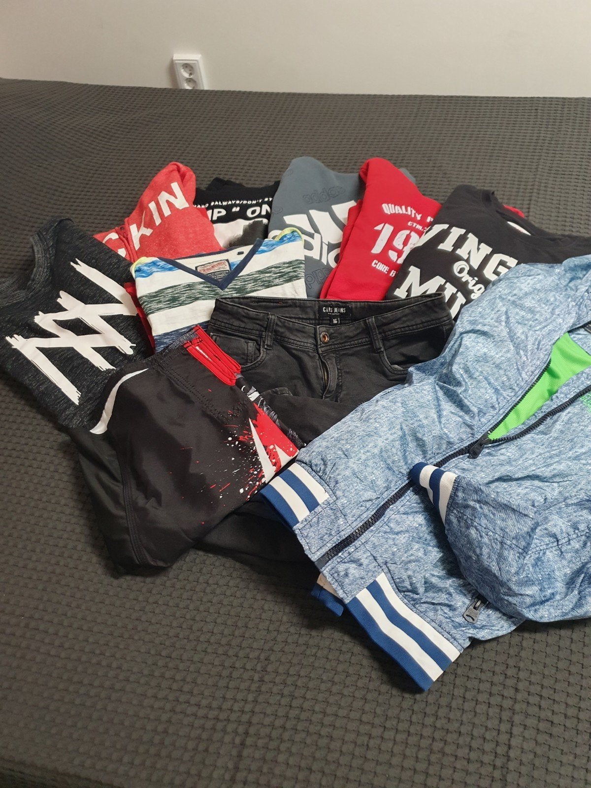 Kledingpakket jongens maat 176 - Diverse merken, Gebruikt, Ophalen of Verzenden, Setje, Jongen