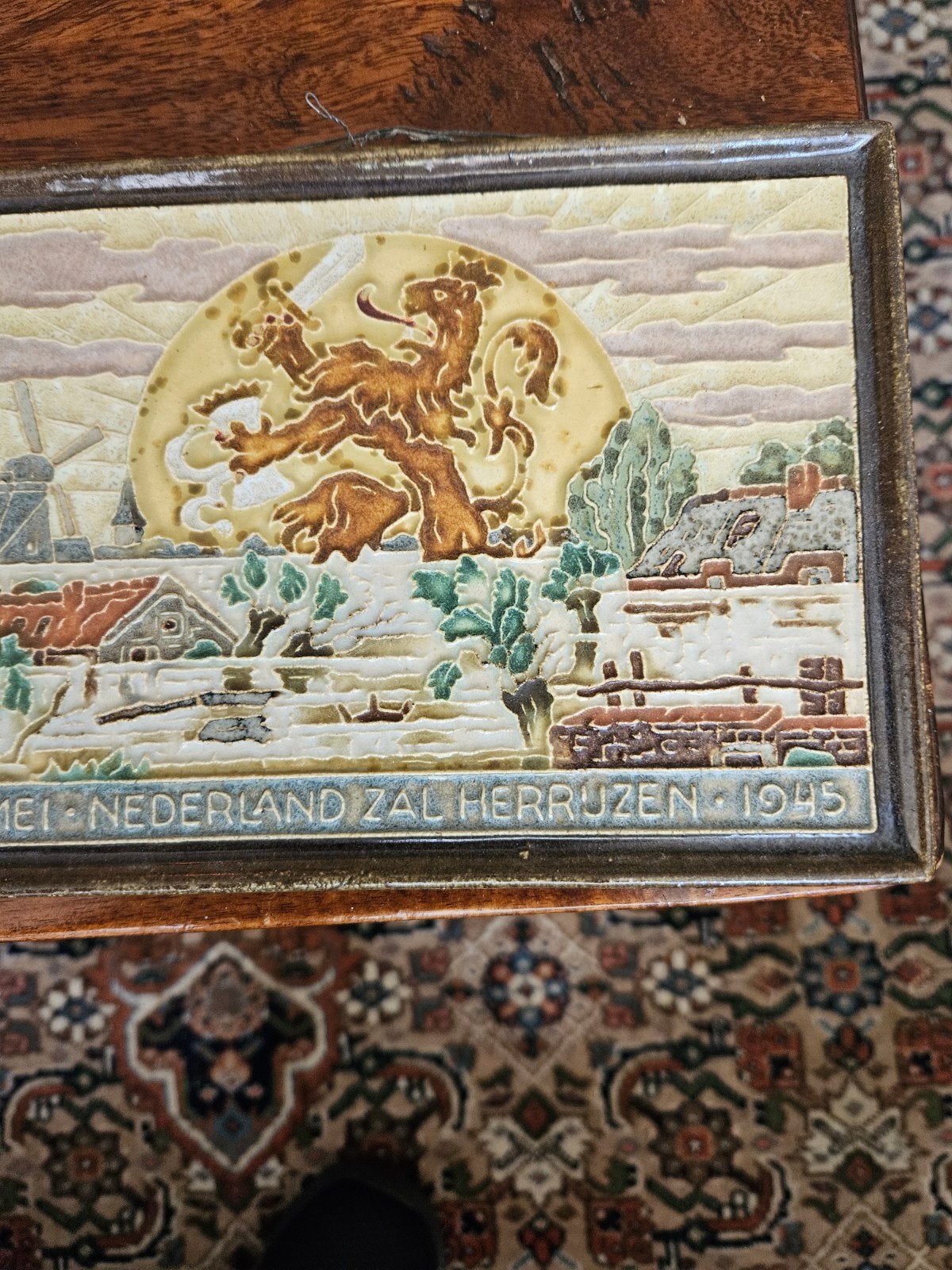 delft Cloissonee  tegel, Ophalen of Verzenden