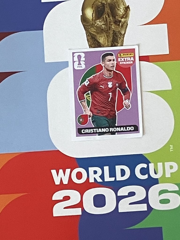 Extra sticker Ronaldo -FIFA, Verzenden, Zo goed als nieuw, Buitenlandse clubs, Poster, Plaatje of Sticker
