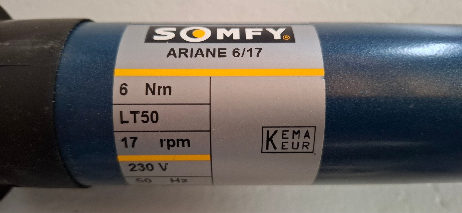 Somfy Ariane 6/17 LT50 Motor met schakelaar, Ophalen of Verzenden, Gebruikt, Overige typen