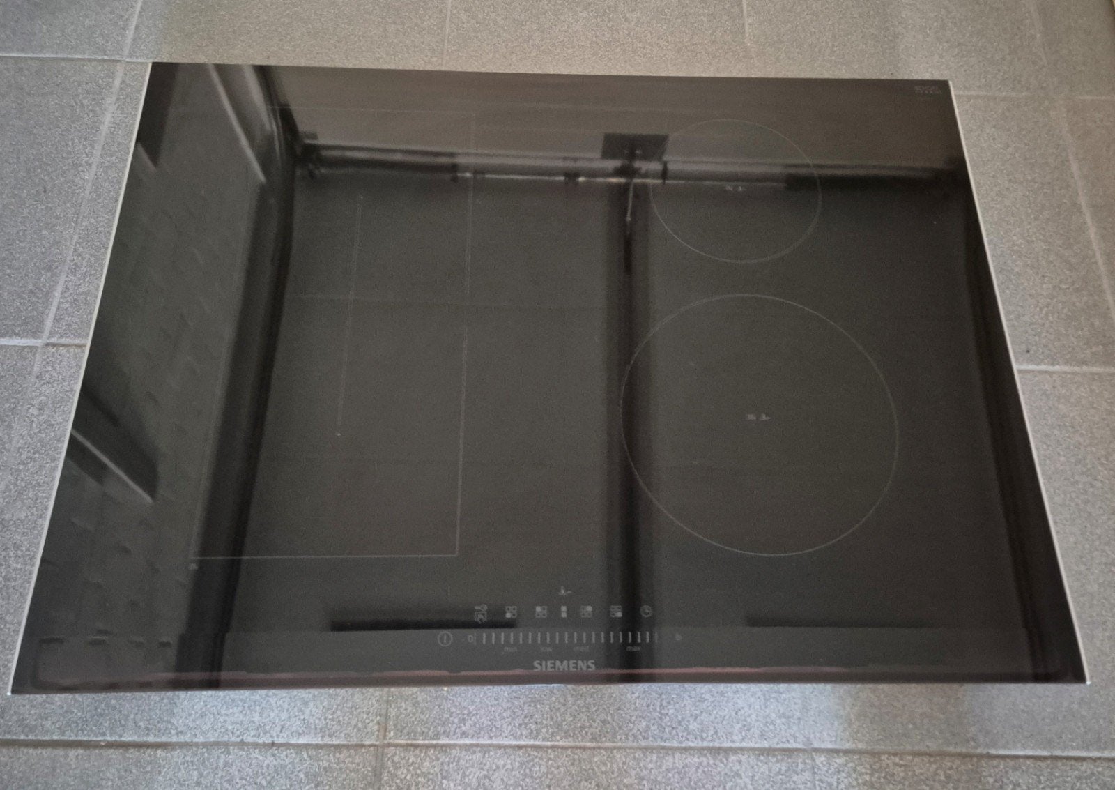 Inductie kookplaat Siemens, Ophalen, Gebruikt, 3 kookzones of minder, Inbouw