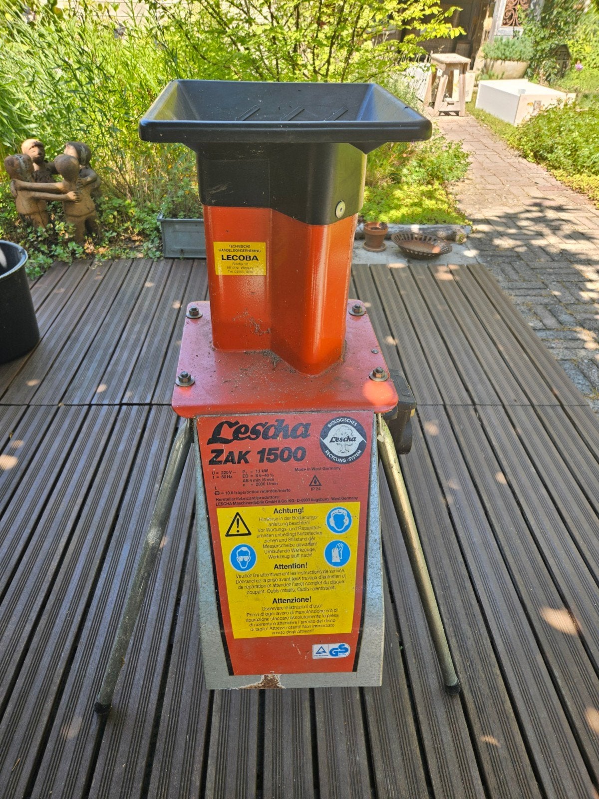 Lescha ZAK 1500 Elektrische Hakselaar - Gebruikt, Ophalen, Gebruikt, Elektrisch, Lescha