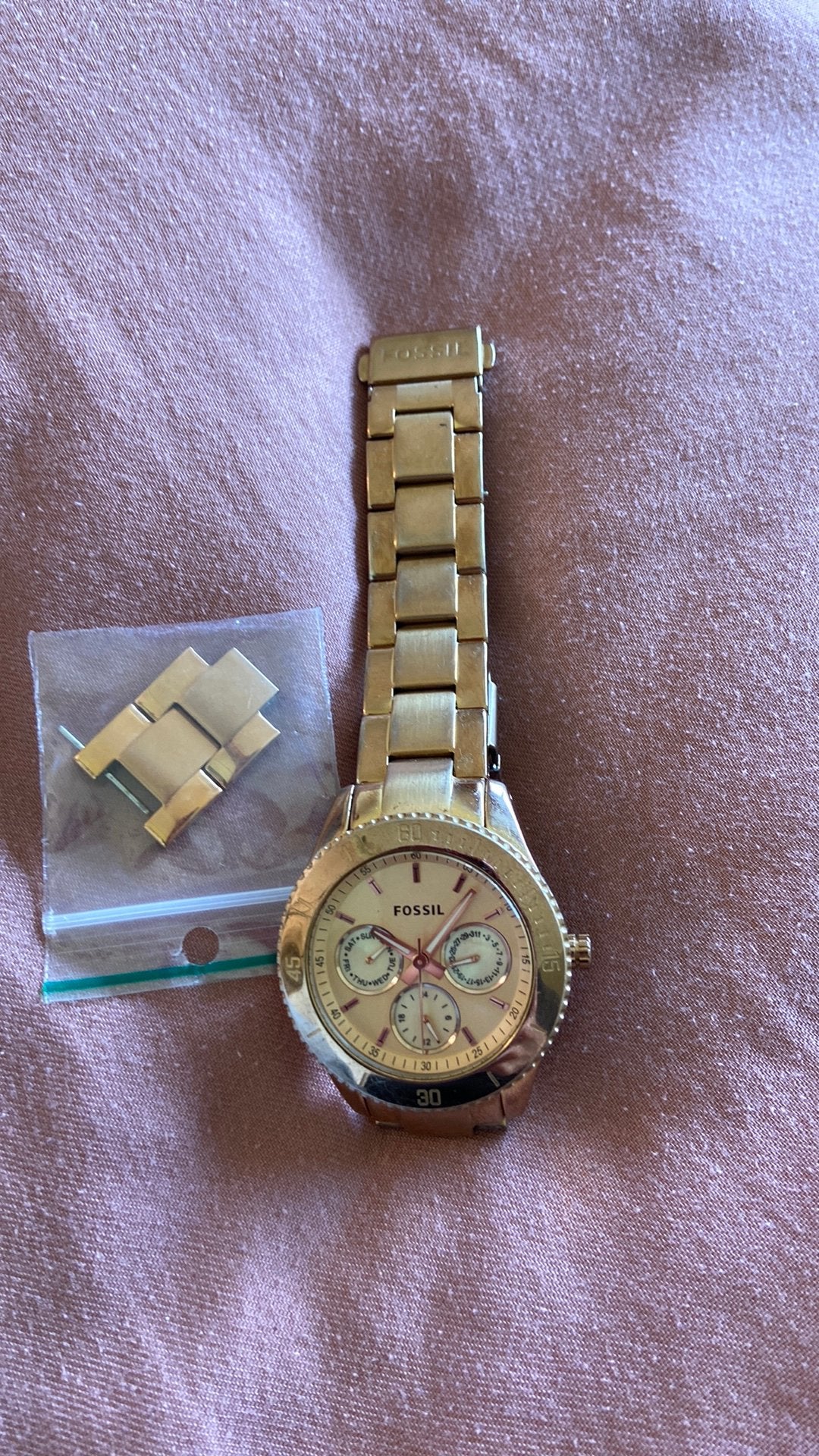 Fossil horloge, Ophalen, Staal, Fossil