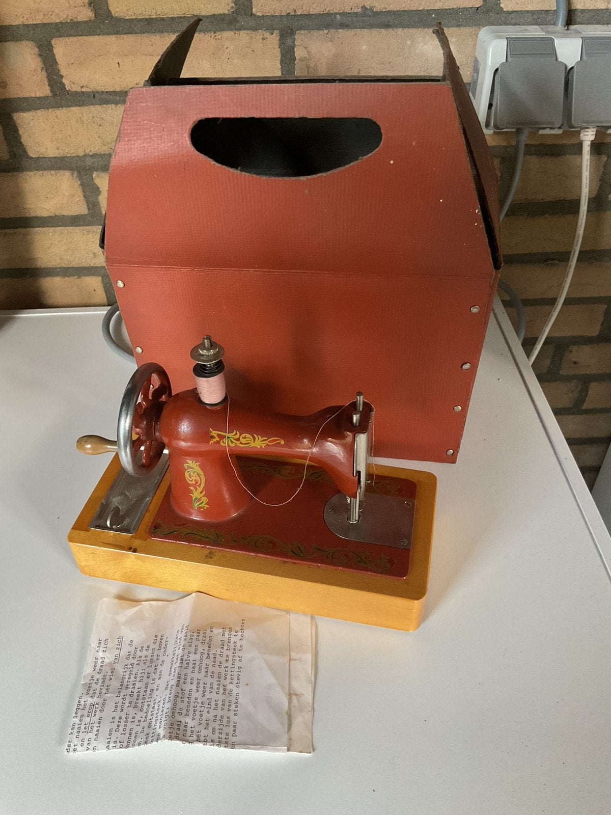 Kindernaaimachientje, Antiek en Kunst, Antiek | Naaimachines, Ophalen