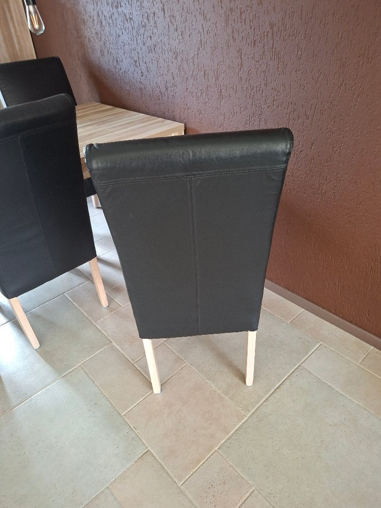 Eethoek en 6 stoelen, Huis en Inrichting, Ophalen, Overige materialen, Gebruikt, 50 tot 100 cm