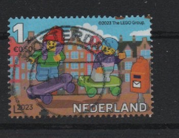 ‹(•¿•)› nl m0258 kinderzegel, Verzenden, Na 1940, Gestempeld