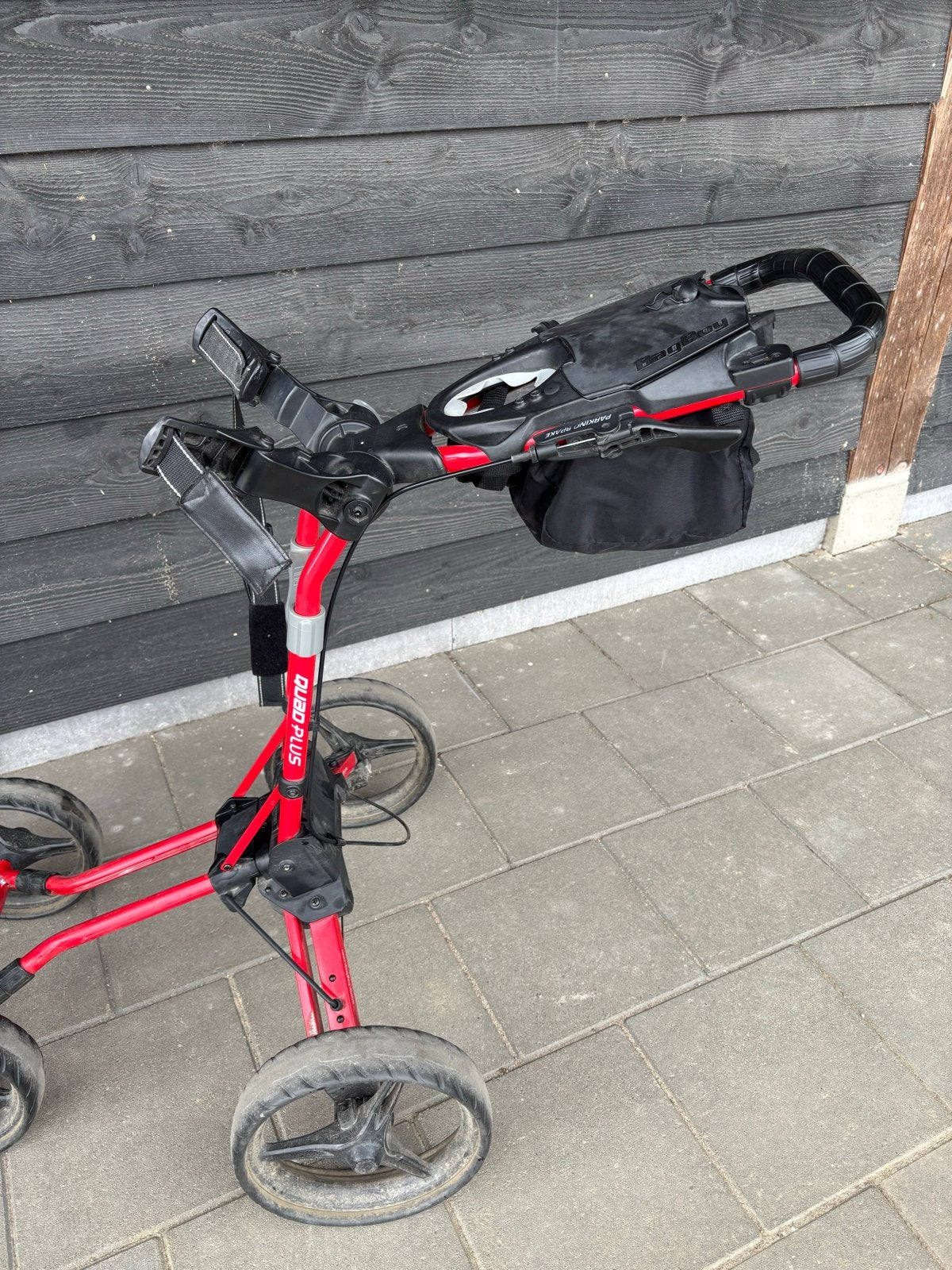 Bagboy golfkar 4 wielen - Gebruikt, werkt uitstekend, Sport en Fitness, Golf, Ophalen, Gebruikt, Golfkar, Overige merken