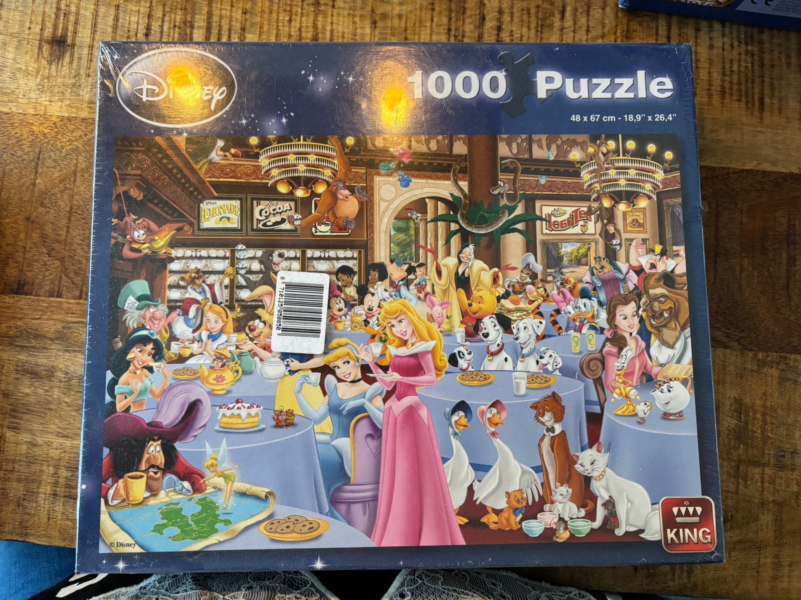 Disney puzzel Diner 1000 stukjes nieuw (geseald), Ophalen, 500 t/m 1500 stukjes, Nieuw, Legpuzzel
