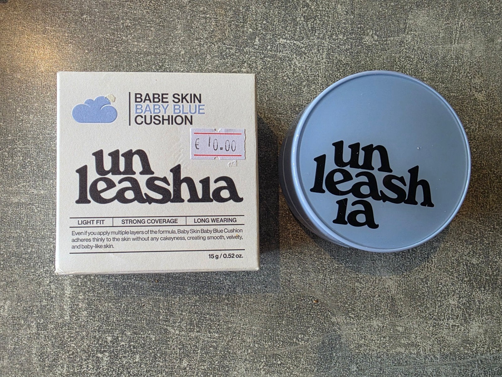 korean k-beauty Unleashia Babe Skin Baby Blue Cushion  Nieuw, Made in Korea, Nieuw, UNLEASHIA, Ophalen of Verzenden