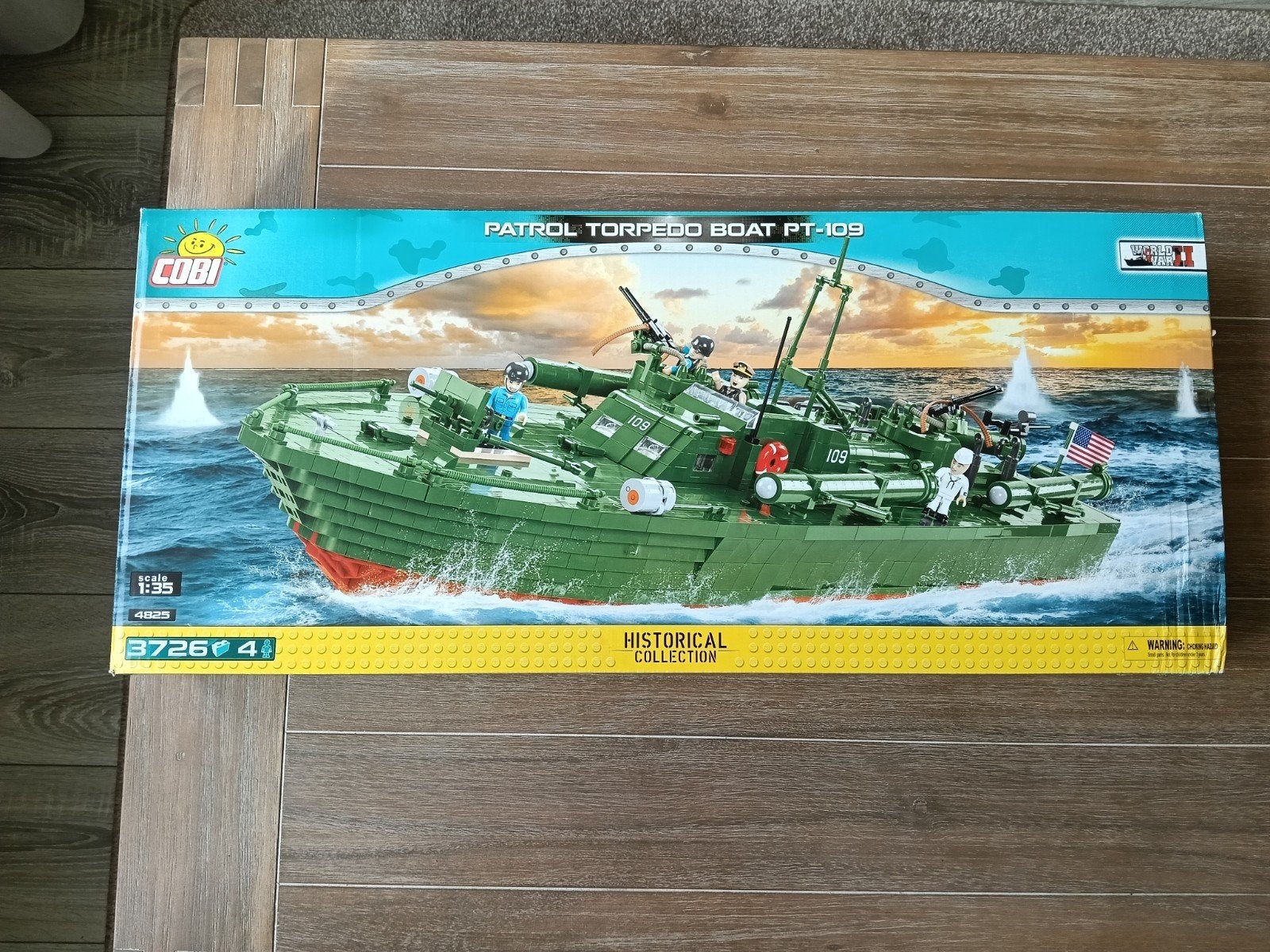 cobi patrol torpedo boat pt-109, Hobby en Vrije tijd, Modelbouw | Boten en Schepen, Ophalen of Verzenden, Gebruikt, 1:32 tot 1:50