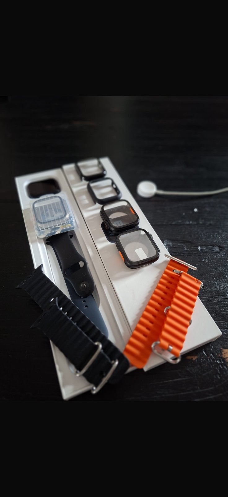 Apple Watch Series 8 (GPS) 45 mm, Ophalen of Verzenden, Zo goed als nieuw, Bandje