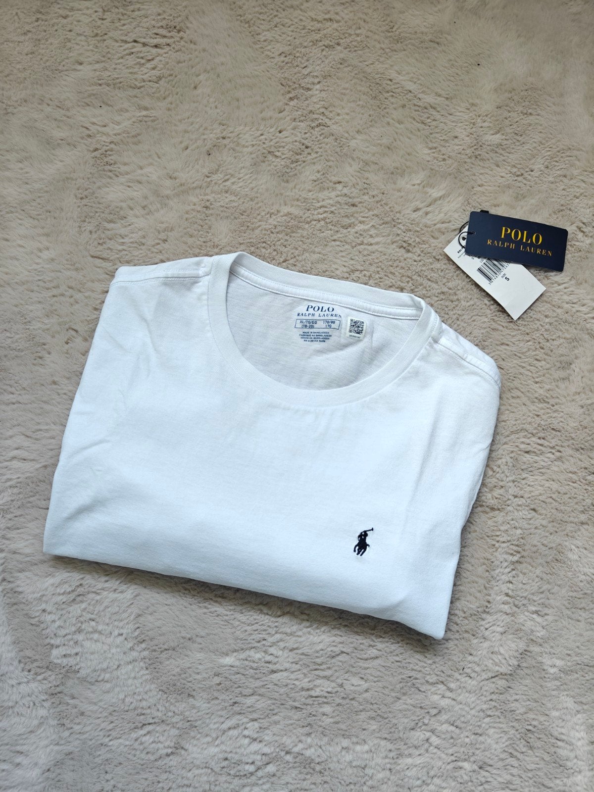Ralph Lauren T-shirt wit kindermaat XL (18-20 jaar), Wit, Ralph Lauren, Overige maten, Ophalen of Verzenden