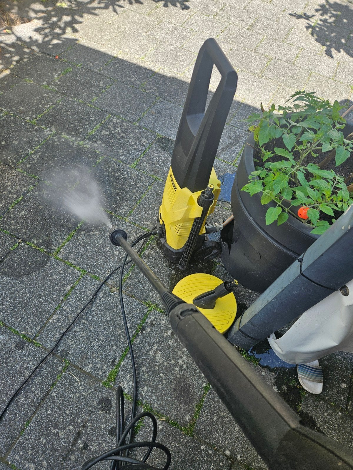 Kärcher K2 Premium hogedrukreiniger lekkage, Tuin en Terras, Hogedrukreinigers, Ophalen of Verzenden, Gebruikt, Elektrisch, Kärcher