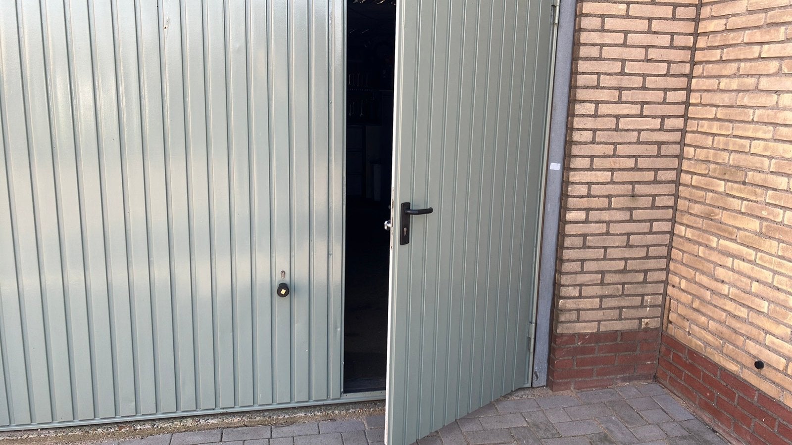 Gratis: kanteldeur met loopdeur, garagedeur, Ophalen of Verzenden, Gebruikt