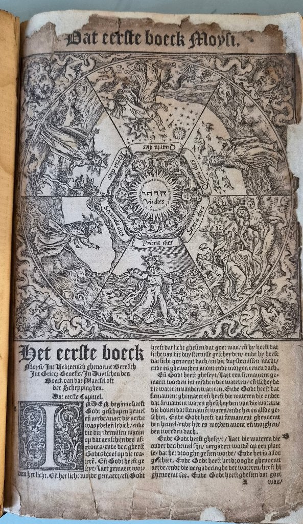 Zeldzame Leuven Bijbel 1e druk 1548, compleet !, Ophalen of Verzenden