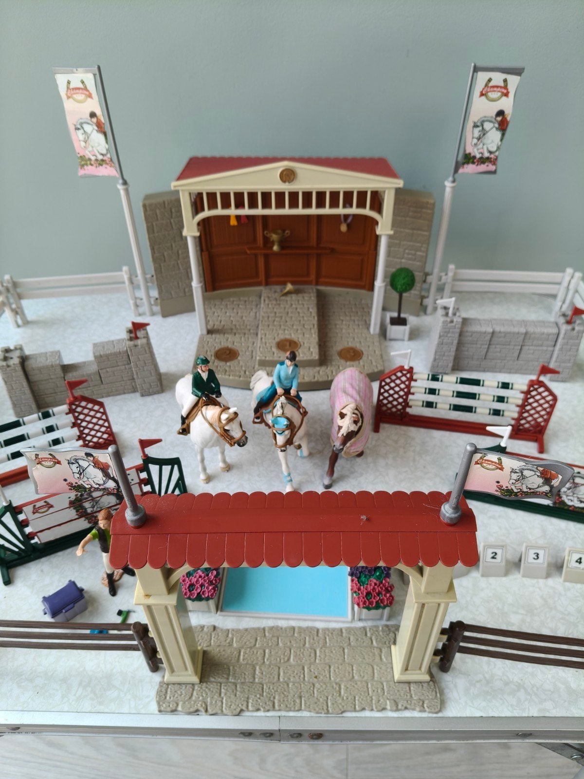 Schleich HORSE CLUB wedstrijd toernooi 42338, Ophalen of Verzenden, Zo goed als nieuw