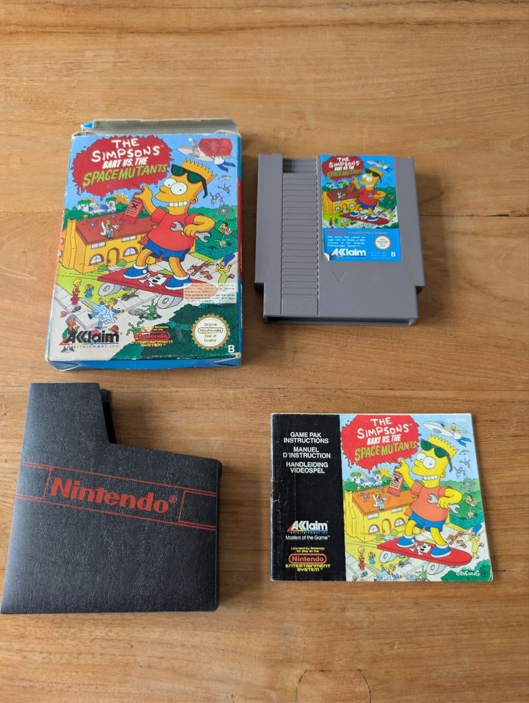 The Simpsons: Bart vs. the Space Mutants (NES), Spelcomputers en Games, Games | Nintendo NES, Gebruikt, Platform, 1 speler, Vanaf 7 jaar