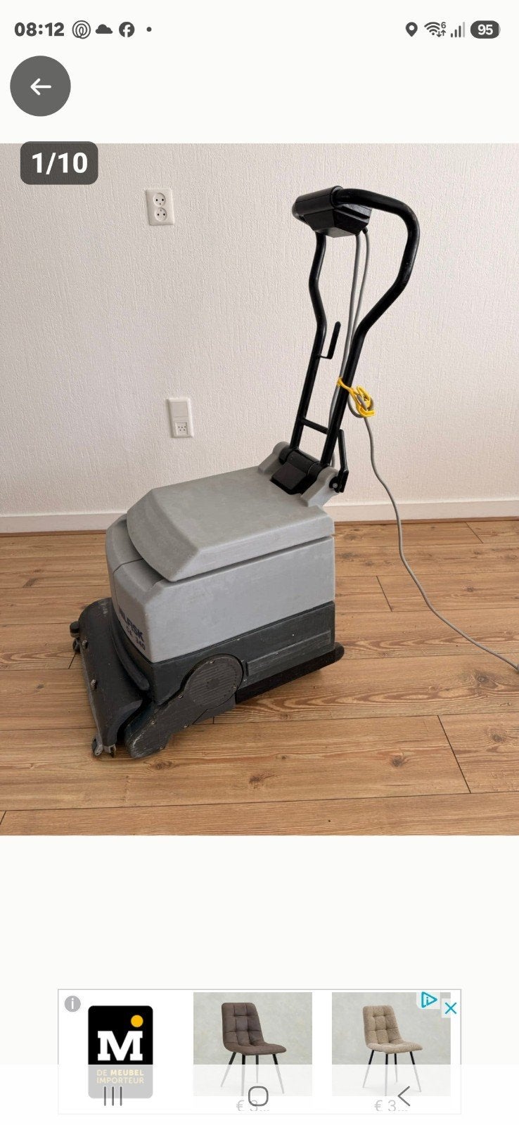 Professionele schrobmachine - voor grondige reiniging, Ophalen of Verzenden, Gebruikt, Schrobmachine