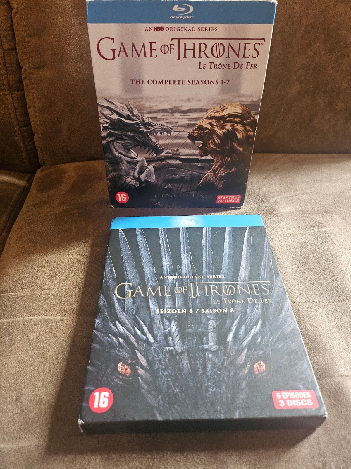 Game of Thrones Complete Serie (1-8) Blu-ray, Vanaf 16 jaar, Boxset, Science Fiction en Fantasy, Ophalen of Verzenden