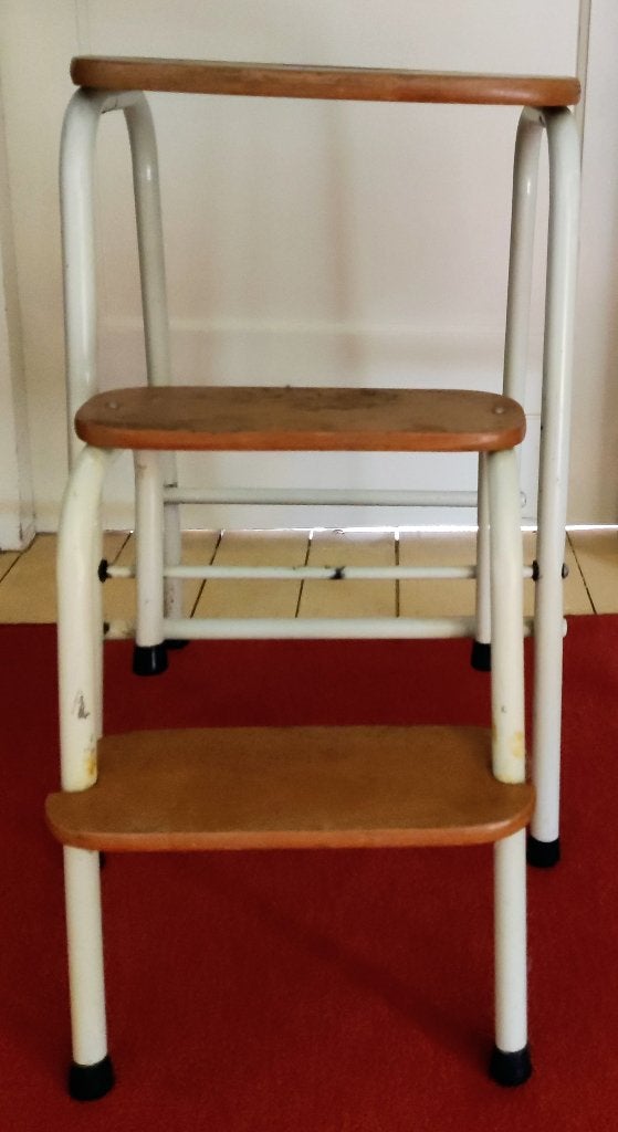 Vintage Brabantia inklapbaar keukentrapje, Antiek en Kunst, Ophalen of Verzenden