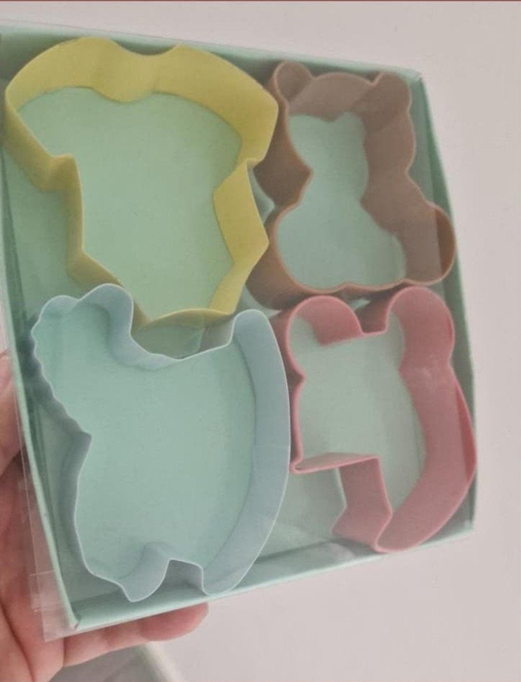 Nieuwe uitsteekvormpjes set voor geboorte/babyshower, Ophalen